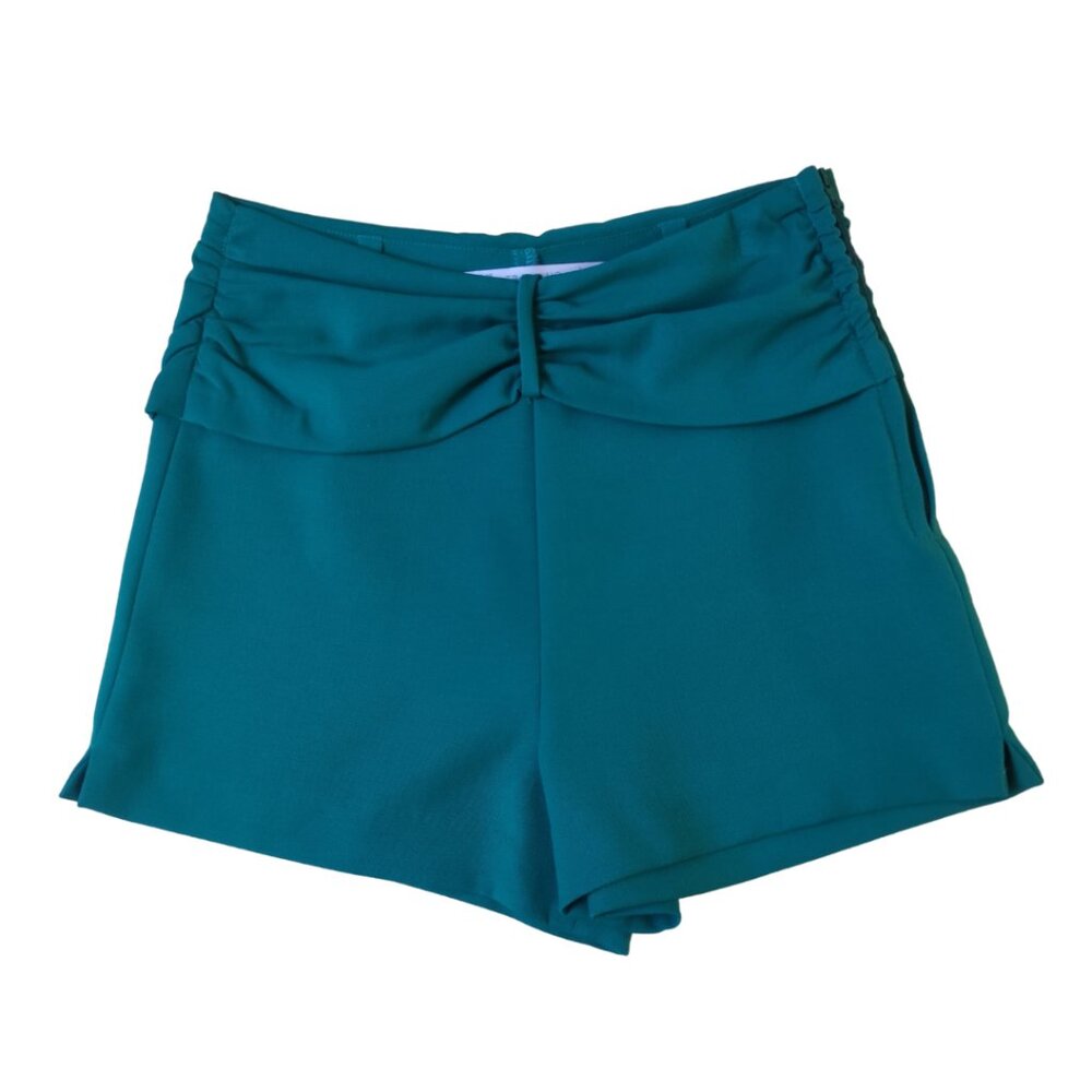 NWT Zara Teal Size Zip Shorts